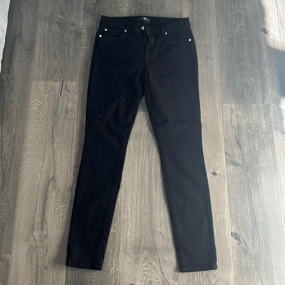 7 for all man kind woman’s skinny jeans size 28